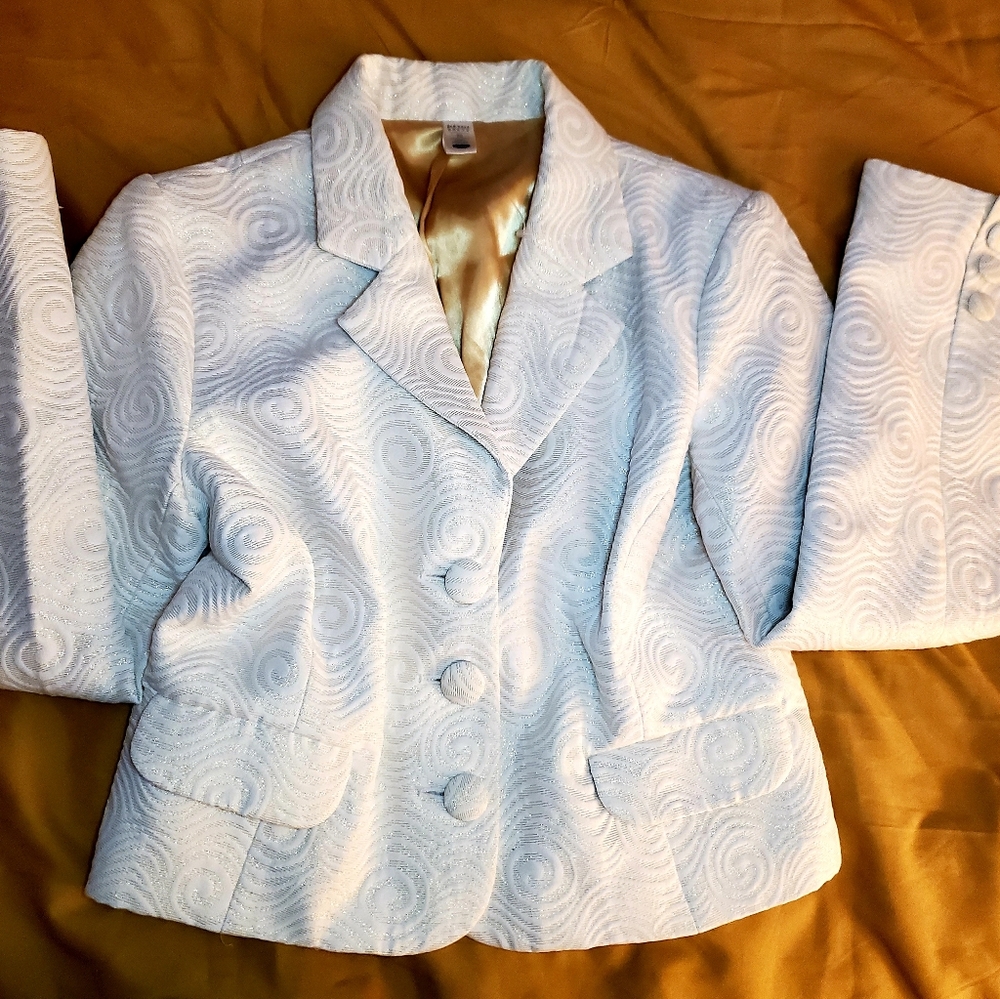 Metallic short blazer